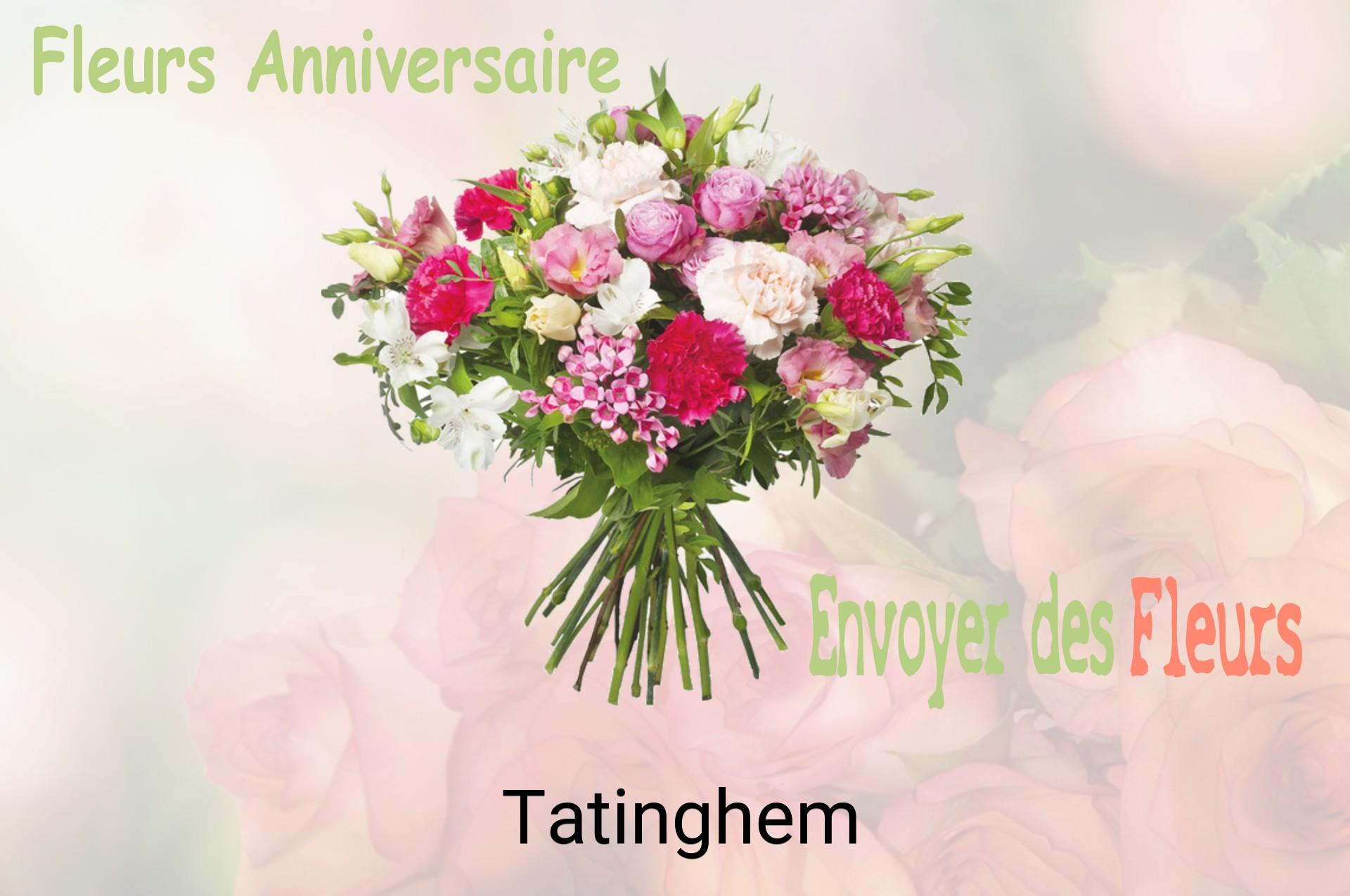 Bouquet de fleurs d’anniversaire livré à Tatinghem