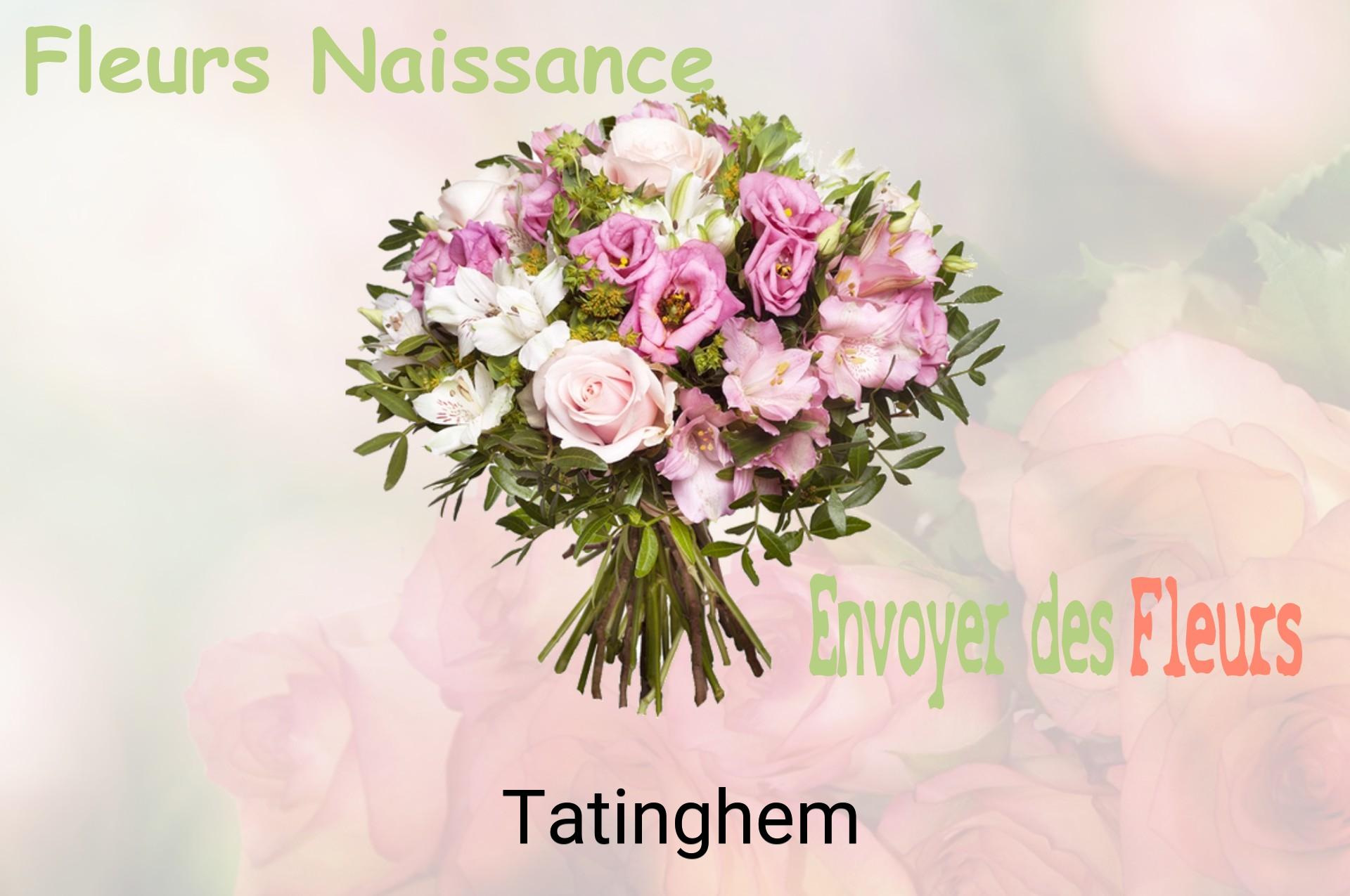 Bouquet de fleurs de naissance livré à Tatinghem